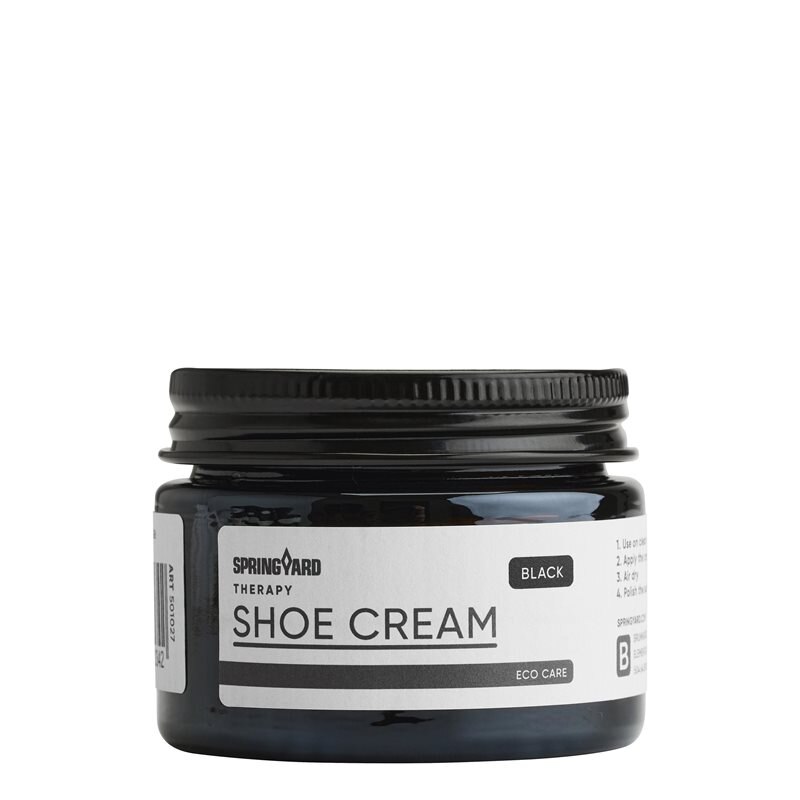Springyard Shoe Cream - Black 50 ml Traditionell skokräm